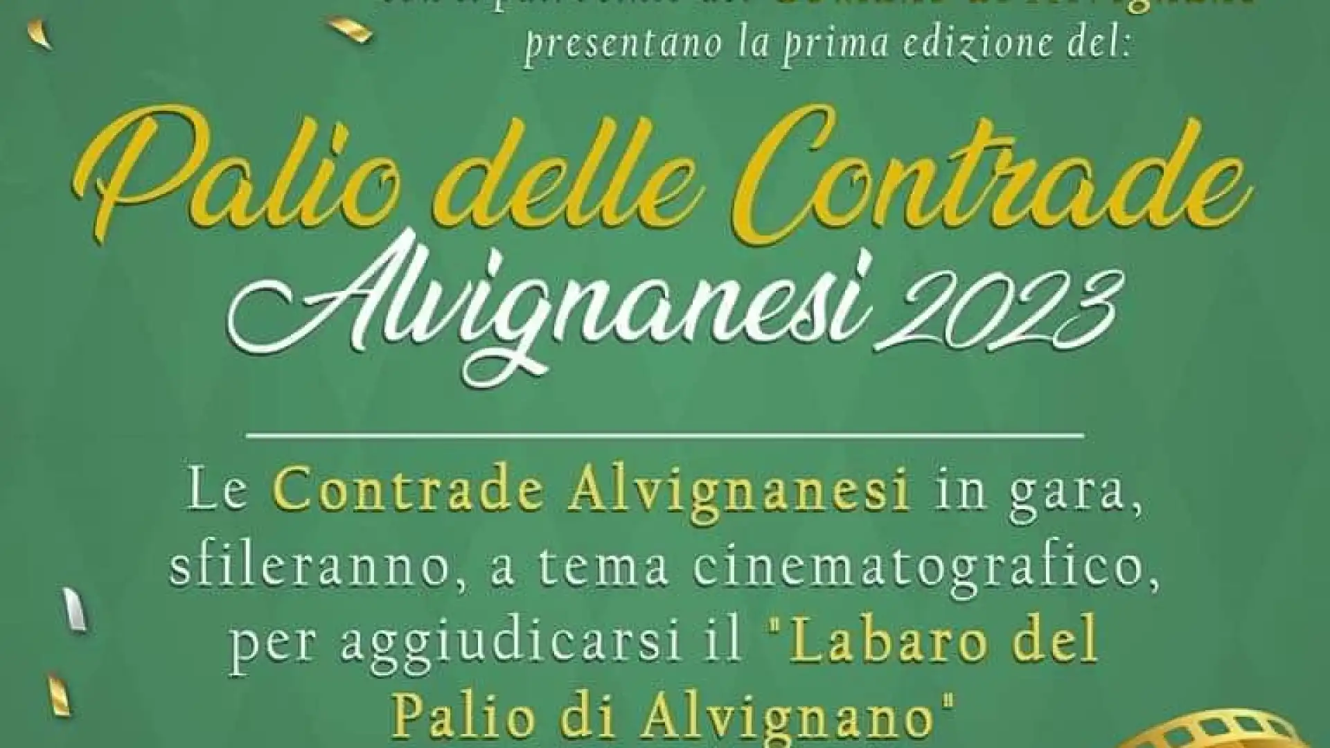 Alvignano: attesa per il Palio delle Contrade. L’evento previsto per domenica 16 aprile nella piazza centrale del paese.